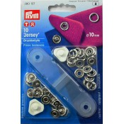 Botones de Presión Plateados Arandela 10mm Jersey Prym