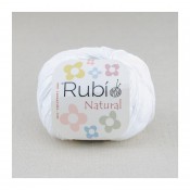 Lana Rubí natural 100% algodón, 50gr
