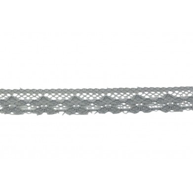 Puntilla nylon gris 1,5 cm