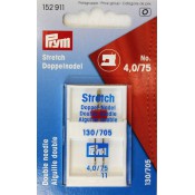 Aguja Gemela 4mm Máquina de Coser T.P. Stretch Prym