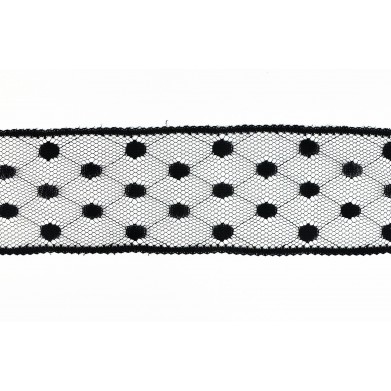 Entredós nylon negro...