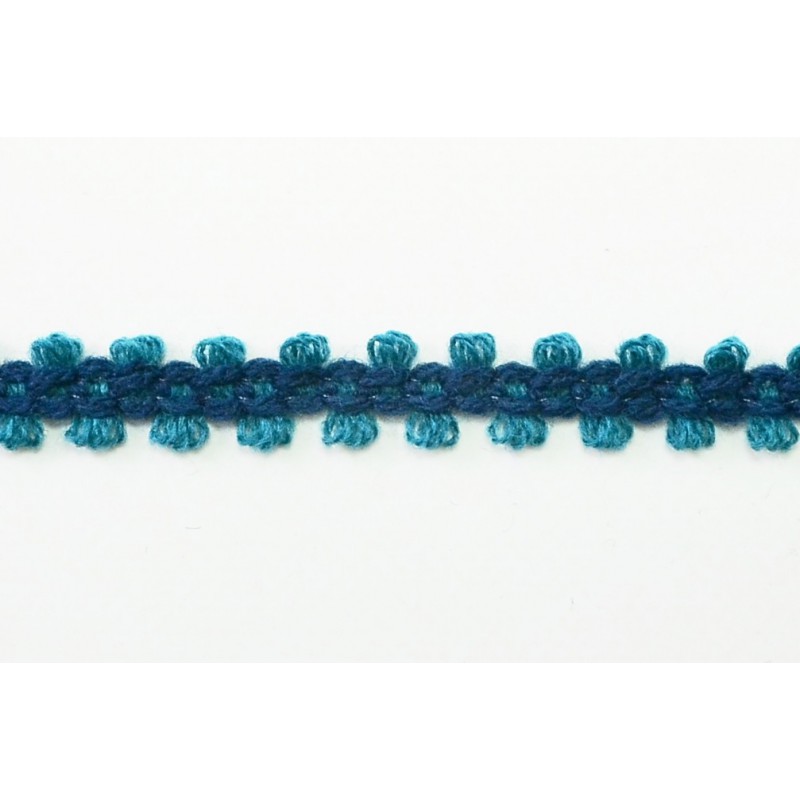 Pasamanería azul 1 cm Pasamanería azul 1 cm