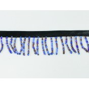 Fleco de rocalla azul marino 4 cm