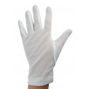 Guantes de Gasa Semitransparente, Talla Única, Elásticos