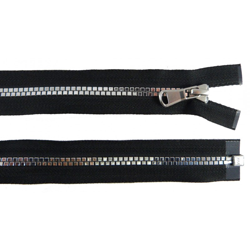 Cremallera inyectada 5 mm dorada con separador Cremallera inyectada 5 mm dorada con separador
