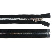 Cremallera Inyectada 5mm Plateada con Separador