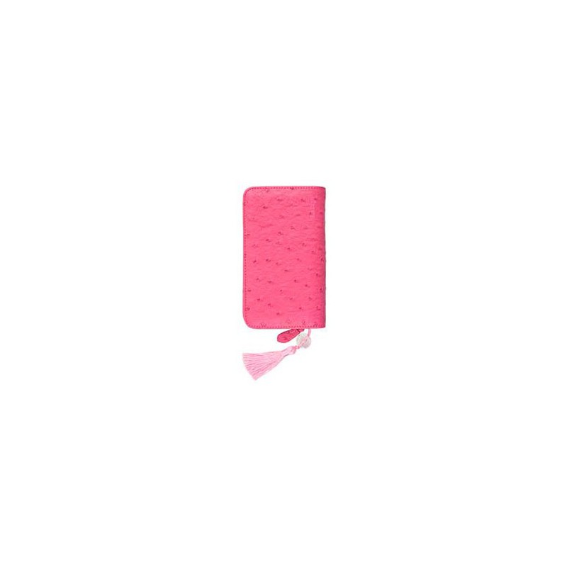 Kit estuche ganchillo rosa