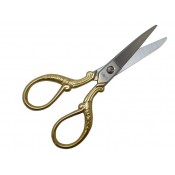 Tijera de Bordar 12.5cm Alta Calidad Mango Dorado