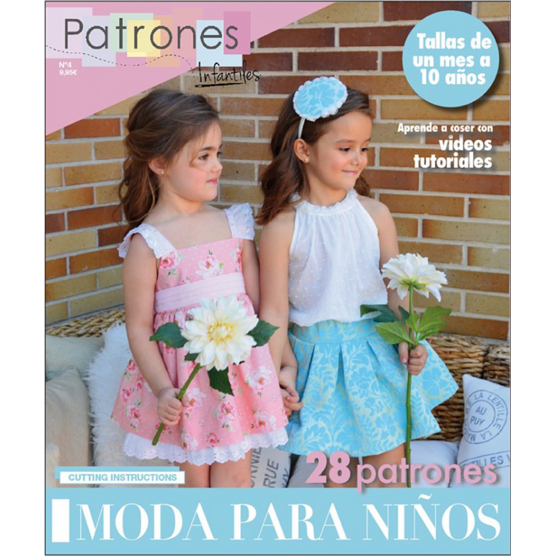 Comprar Revista Patrones De Costura Infantil Nº4 - Mercería Sarabia