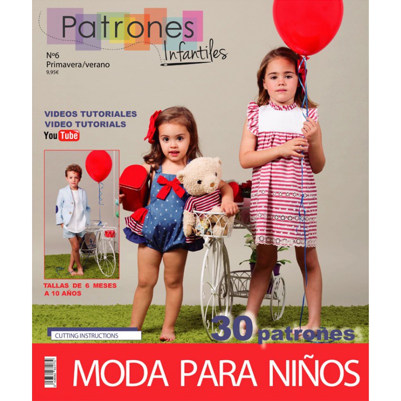 Revista Patrones Infantiles nº4 modista - Mercería el Almacén
