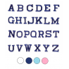 Letras Pequeñas Termoadhesivas de 1,2 cm para Personalizar Ropa
