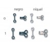 Corchetes Metálicos con Presilla para Ropa (Docena)