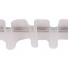 Cinta de Cortina Armadora Transparente para Barras - 10cm Ancho