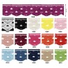 Encaje de Guipur Diseño Triple Concha en Vivos Colores – 3,5 cm