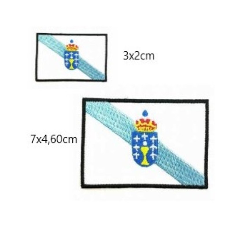 Comprar bandera de Galicia con crespón negro