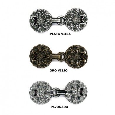 Broche Metálico Decorativo...