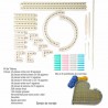 Kit de Telares Desmontables: Aprende a Tejer Fácilmente Gorros y Bufandas