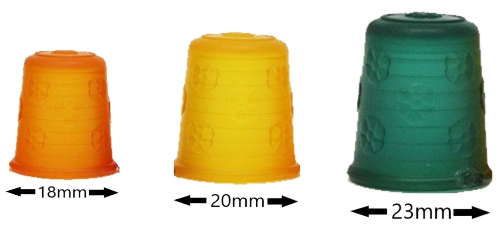 Dedal de silicona talla M - Papel y Aguja