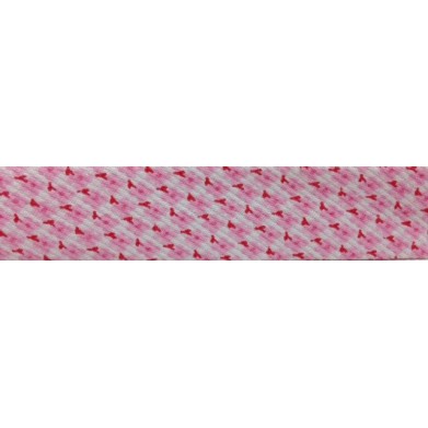Bies - estampado rosa (30 mm)