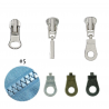 Cursor Cremallera 5mm - Malla Plástica Inyectada