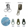 Cursor Cremallera Reversible 5mm - Malla Plástica Inyectada