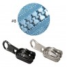 Cursor Cremallera Reversible 8mm - Malla Plástica Inyectada