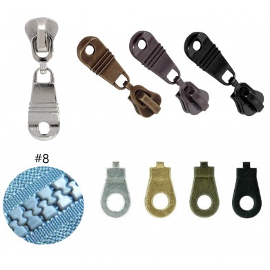 Cursor Cremallera 8mm -...
