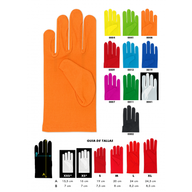 Guantes poliéster