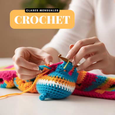 Clases mensuales de Crochet...