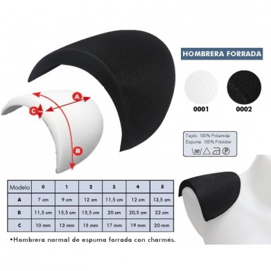 Hombreras Forradas - Normal