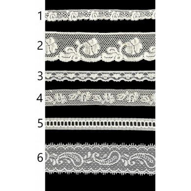 Encaje nylon blanco PC91-9