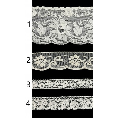 Encaje nylon blanco PC91-2