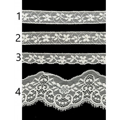 Encaje de nylon Blanco PC89-17