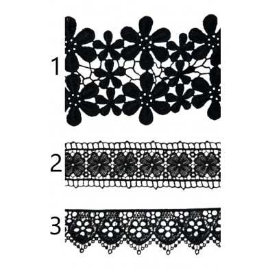 Guipur negro PC24-6