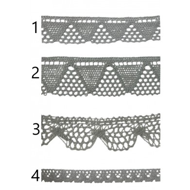 Encaje de hilo gris PC37-7