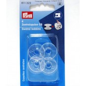 Canillas Centrales 20.5mm/11.7mm Prym: 4 Unidades de Plástico