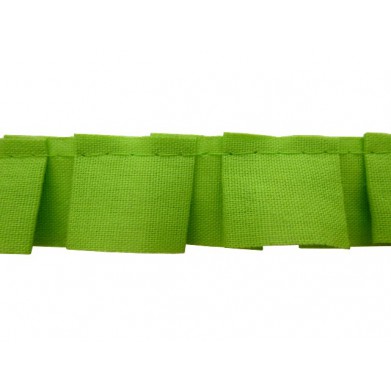 Plisado tablas verde lima 2 cm